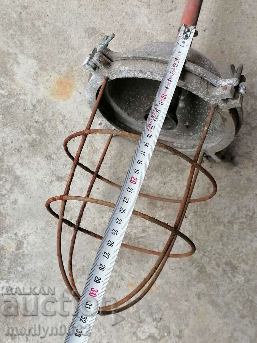 An old industrial lamp from the time of industrialization NRB - 5 An old industrial lamp from the time of industrialization NRB - 5