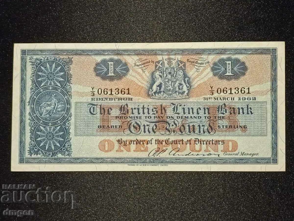 1 pound 1962 Scotland