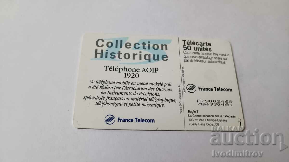 FRANCE TELECOM Telefon placa de sunet AOIP 1920 cu preț 1.45 BGN | € 0.74