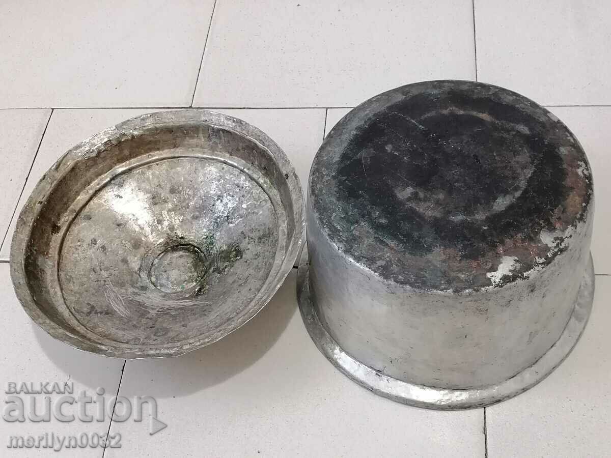 Tinned pot copper household vessel - 6 Tinned pot copper household vessel - 6