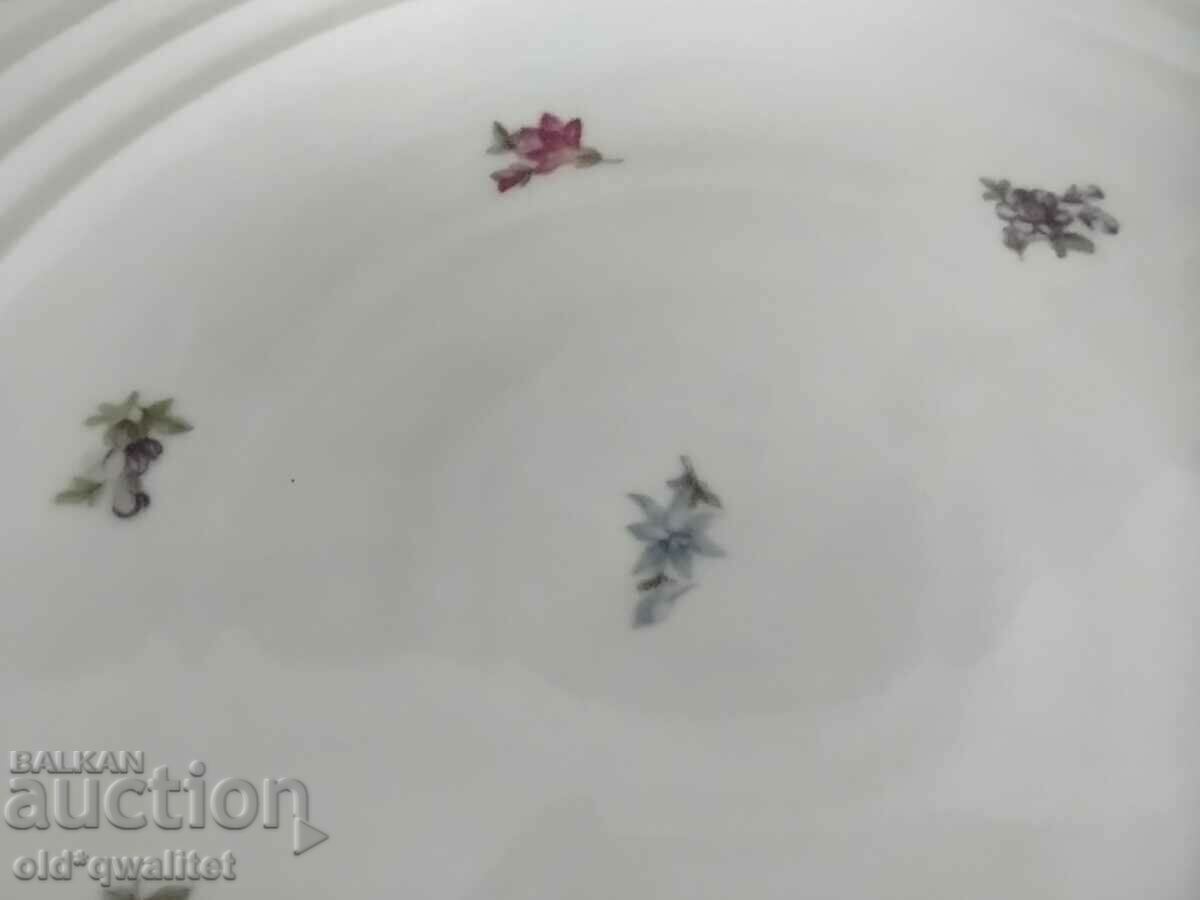 Auction Porcelain plate - gold edge, Germany Weimar, approx. 30 cm Auction Porcelain plate - gold edge, Germany Weimar, approx. 30 cm