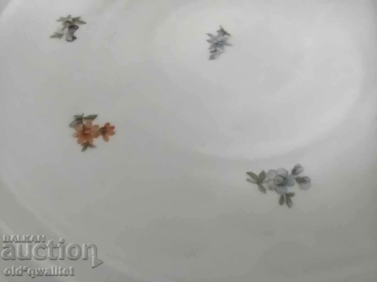 Porcelain plate - gold edge, Germany Weimar, approx. 30 cm - 5 Porcelain plate - gold edge, Germany Weimar, approx. 30 cm - 5