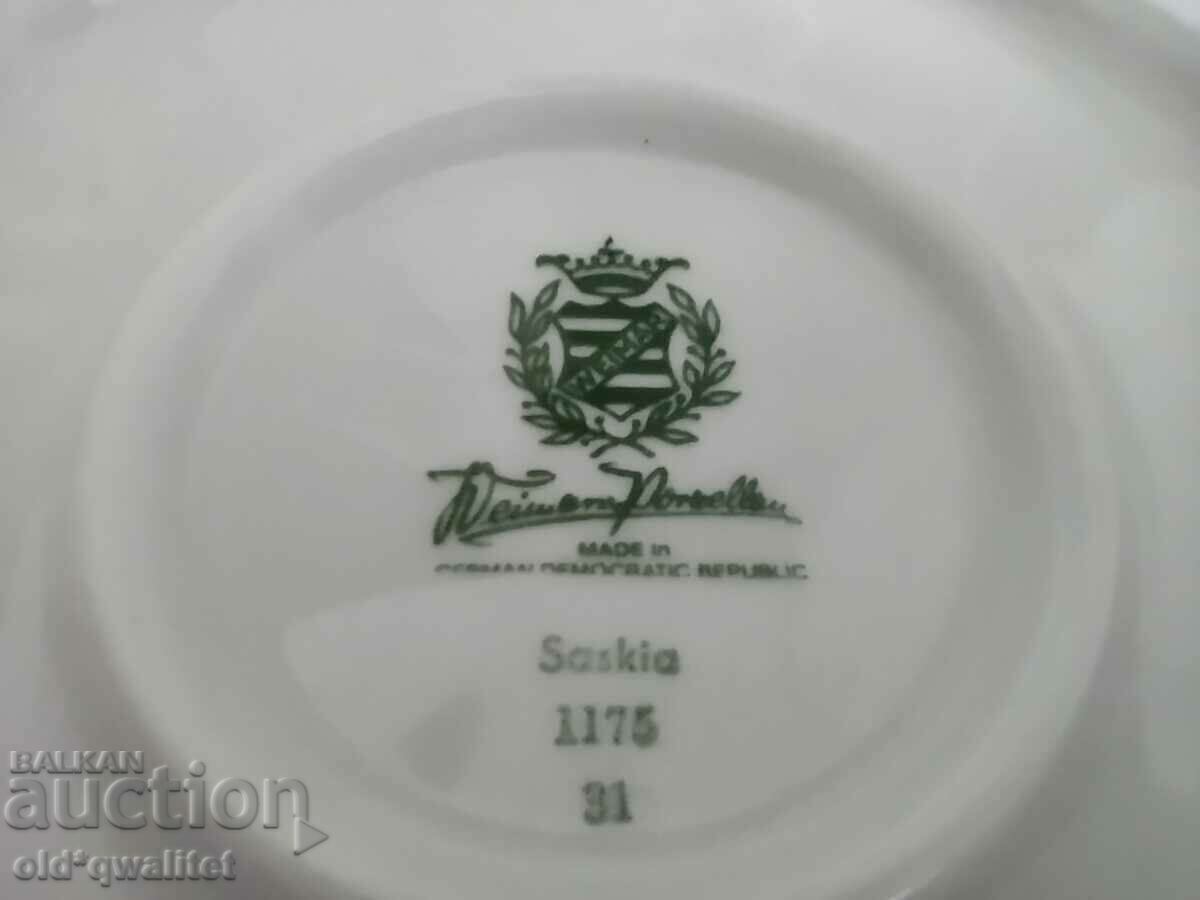 Porcelain plate - gold edge, Germany Weimar, approx. 30 cm - 7 Porcelain plate - gold edge, Germany Weimar, approx. 30 cm - 7