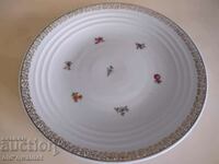 Porcelain plate - gold edge, Germany Weimar, approx. 30 cm