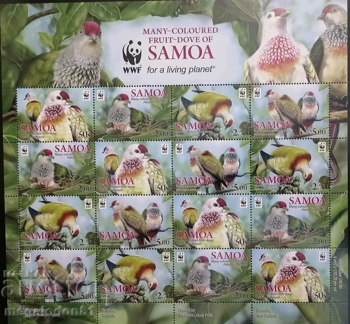 Σαμόα - WWF, περιστέρι της Σαμόα