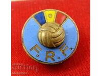OLD FOOTBALL BADGE-ROMANIAN FOOTBALL FEDERATION-EMAIL
