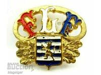 OLD FOOTBALL BADGE - LUXEMBOURG FOOTBALL FEDERATION