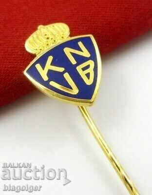 Auction  OLD FOOTBALL BADGE - FOOTBALL FEDERATION OF THE NETHERLANDS - EMAIL