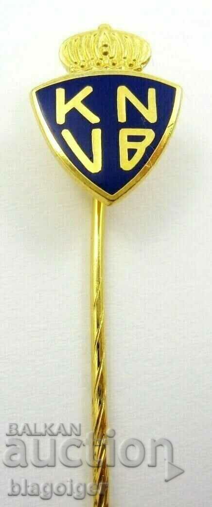 OLD FOOTBALL BADGE - FOOTBALL FEDERATION OF THE NETHERLANDS - EMAIL