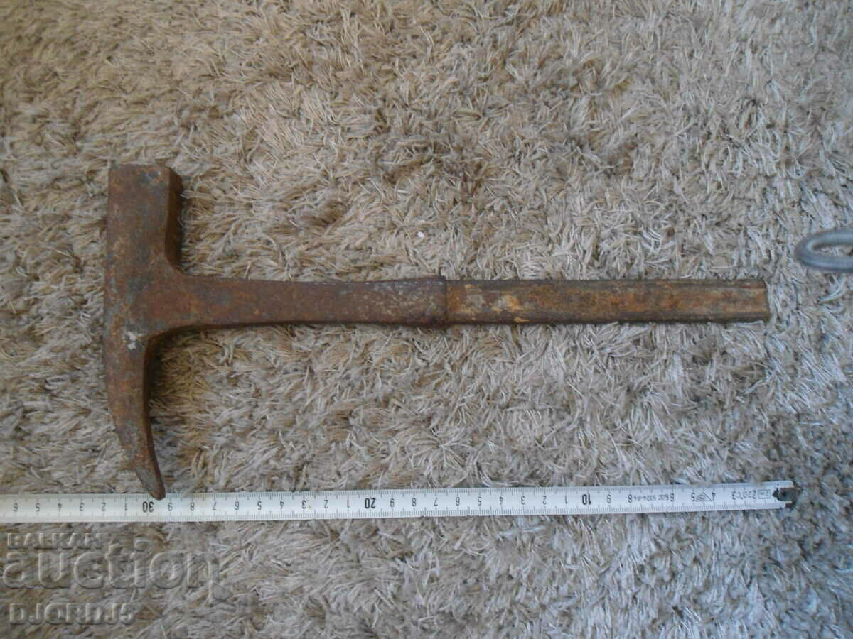 Old formwork hammer, markings - 7