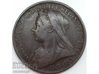 Great Britain 1 penny 1901 30mm - quite rare