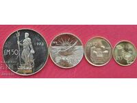 50,20,10 § 5 Pounds Malta 1972 Lot (gold) RRR 14,000 pcs.