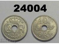 Denmark 10 Ore 1939 coin