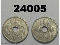 Дания 10 оре 1939 монета