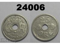 Moneda Danemarca 25 Ore 1924