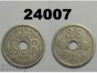 Moneda Danemarca 25 Ore 1929