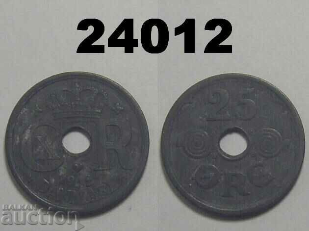 Denmark 25 Ore 1942 coin