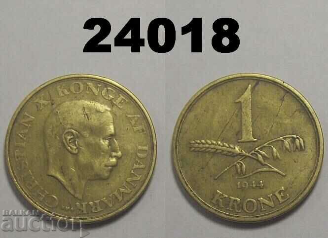 Moneda Danemarca 1 coroana 1944
