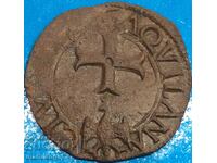 Italia 1 cavallo (Cahn) Aquileia Charles VIII Crest+Eagle - RAR