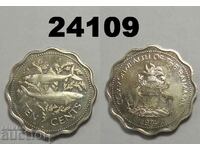 Bahamas 10 cents 1974 - Oxidized