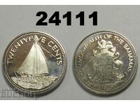 Бахами 25 цента 1974 - Окислено