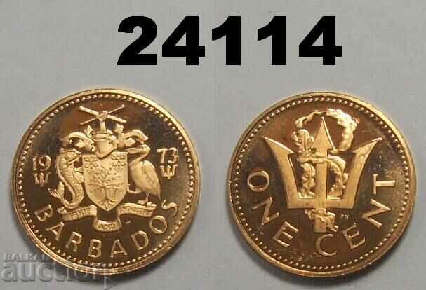 Barbados 1 cent 1973 dovadă