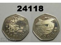 Барбадос 1 долар 1973 - Окислено