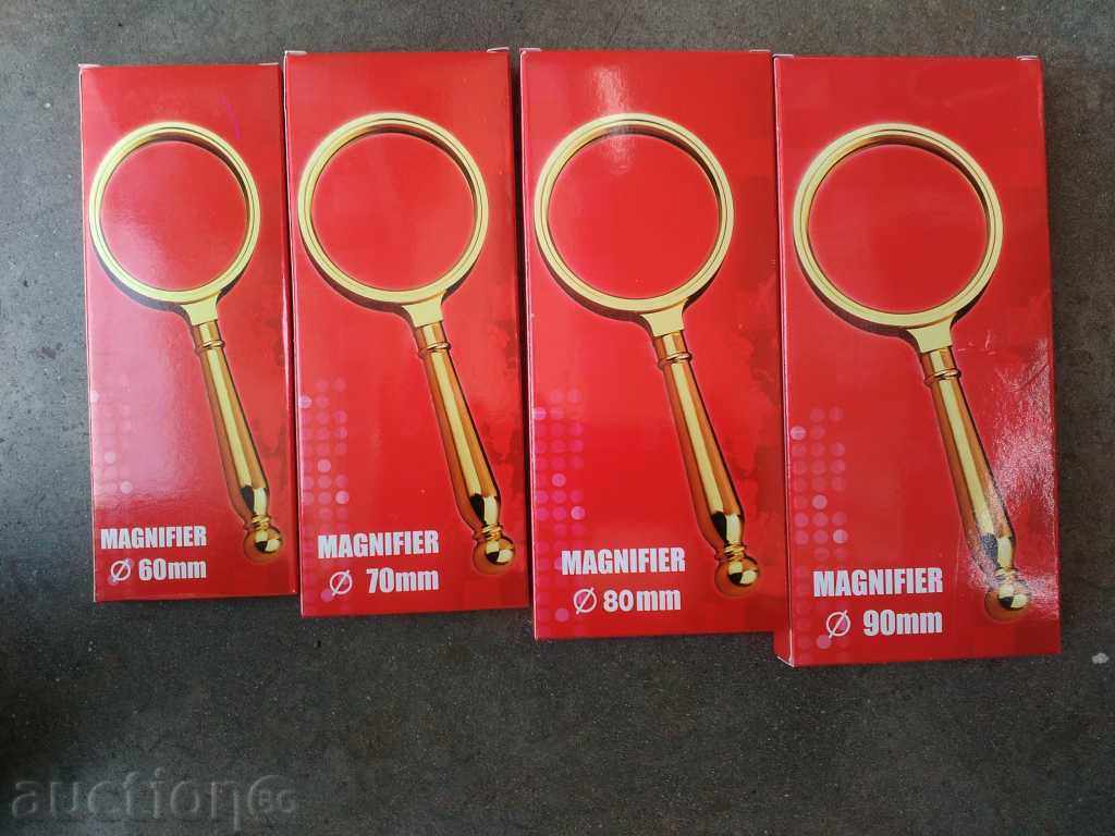 Licitație Lămpi de lux aurit cu o mărire de 3 ori, de 60 mm