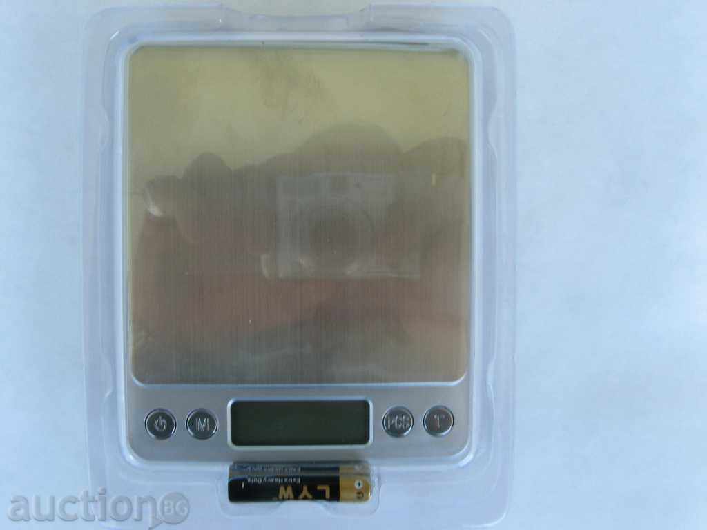 Επαγγελματική ηλεκτρονική κλίμακα 500g / 0.01 g - 5 Επαγγελματική ηλεκτρονική κλίμακα 500g / 0.01 g - 5