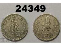 Люксембург 10 сантима 1924