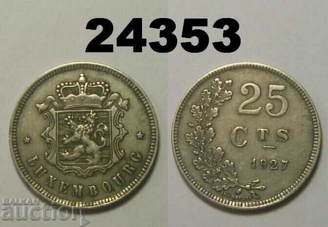 Люксембург 25 сантима 1927