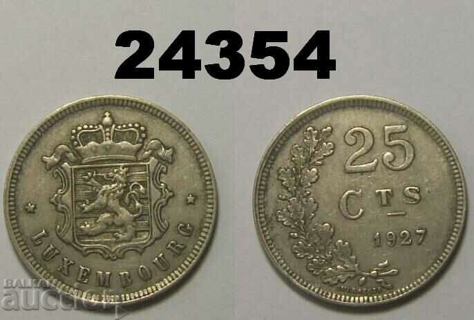 Luxemburg 25 de centi 1927