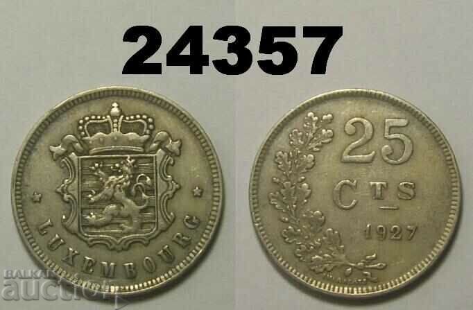 Luxemburg 25 de centi 1927