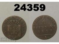 Πρωσία 1 pfennig 1833 Α Γερμανία