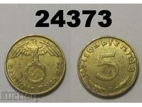 Germany 5 pfennig 1939 B swastika