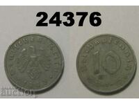 Γερμανία 10 Pfennig 1943 F σβάστικα