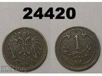 Austria 1 cheler 1901