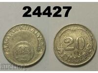 Hungary 20 fillets 1926