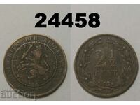 Olanda 2 1/2 cent 1877