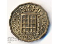 Great Britain - 3 pence 1964