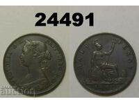 Marea Britanie 1/2 penny 1862