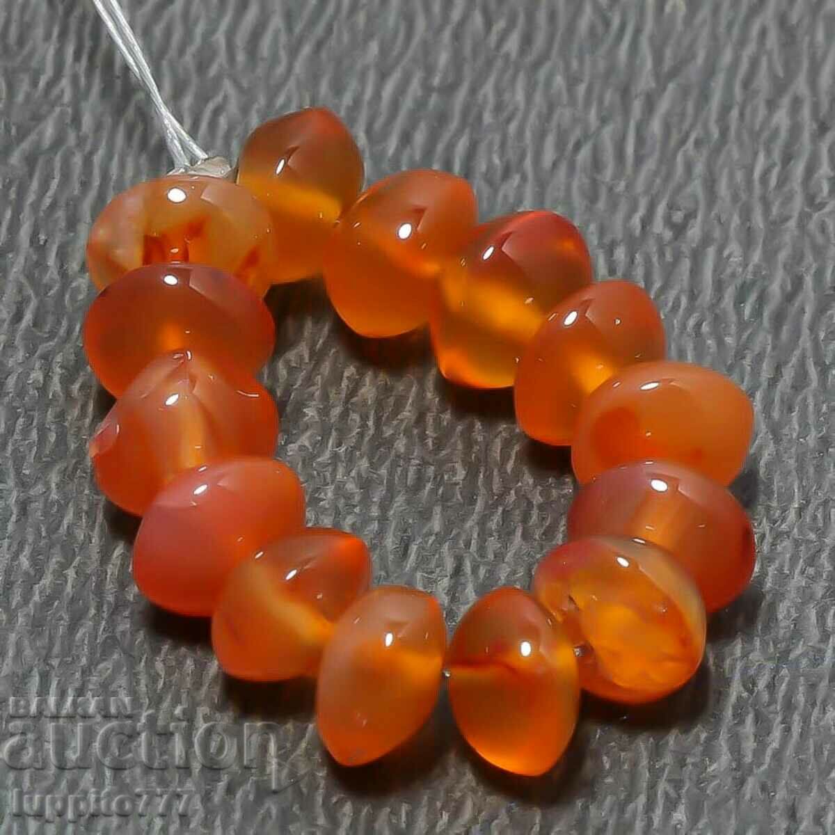 Κορδόνι από φυσικό καρνάλιο 8,45 καρατίων με τιμή 39.99 BGN | € 20.45 Κορδόνι από φυσικό καρνάλιο 8,45 καρατίων με τιμή 39.99 BGN | € 20.45