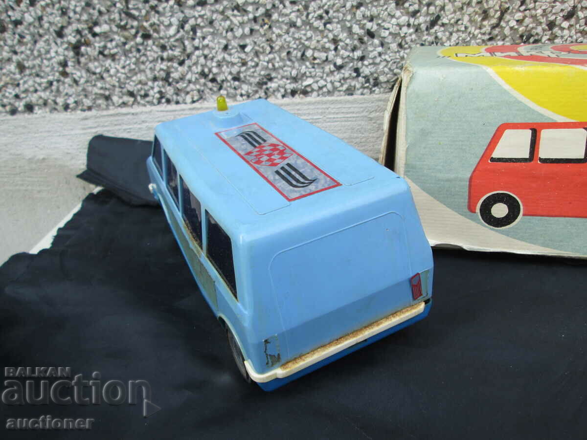 PLASTIC CAR WITH ITS BOX BIKE SPORT - USSR - 5