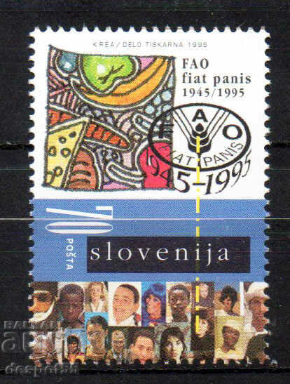 1995. Slovenia. 50 de ani de la FAO.