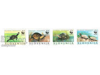 1996. Словения. WWF - Европейска блатна костенурка. Стрип.