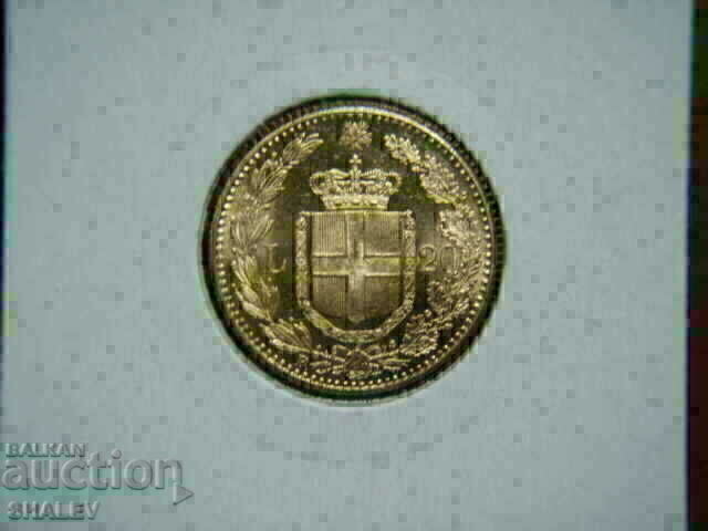 20 Lire 1890 Italy /20 лири Италия/ (RARE!) /2/- AU+ (злато) с цена 1549.89 лв. | € 792.45 20 Lire 1890 Italy /20 лири Италия/ (RARE!) /2/- AU+ (злато) с цена 1549.89 лв. | € 792.45