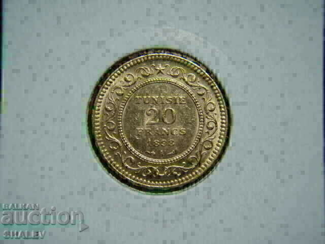 Licitație 20 franci 1898 Tunisia - AU (aur)
