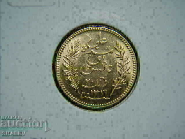 20 franci 1898 Tunisia - AU (aur) - 6