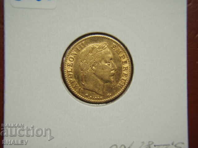 10 franci 1866 BB Franța (10 franci Franța) - XF/AU (aur) - 5
