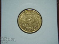 20 lire 1827 L Sardinia - XF/AU (aur)